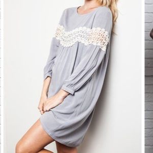 Kori America Boho gray dress size M